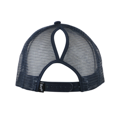 Wrangler Womens Diamond High Ponytail Trucker Cap