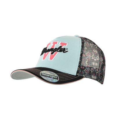 Wrangler Womens Holly Square Front Trucker Cap