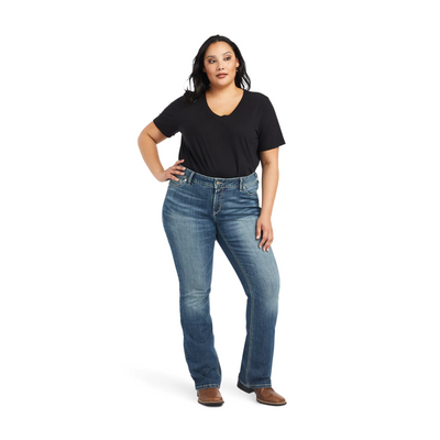 Ariat Womens REAL Mid Rise Bootcut Maisie Jean