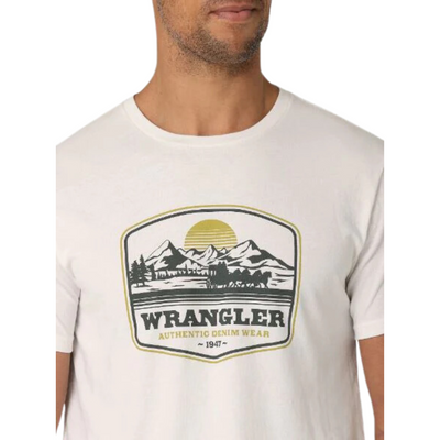 Wrangler Mens Stagecoach Graphic SS Tee