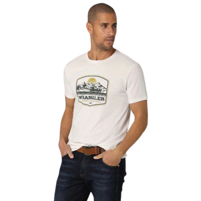 Wrangler Mens Stagecoach Graphic SS Tee