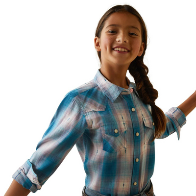 Ariat Girls Idabel Snap Front LS Shirt
