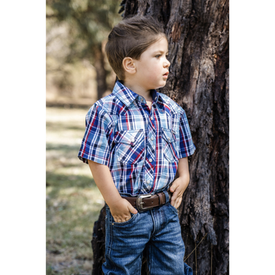 Pure Western Boys Logan SS Shirt