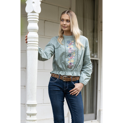 Wrangler Womens Ryleigh LS Blouse