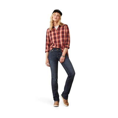 Ariat Womens REAL Perfect Rise Straight Leg Aubree Jean