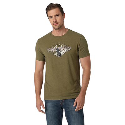 Wrangler Mens Authentic Western Roping SS Tee