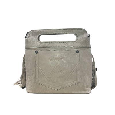 Wrangler Embroidered Fringe Crossbody Bag