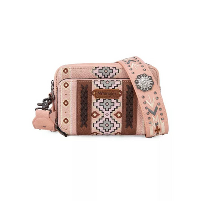 Wrangler Southwestern Crossbody Wallet Bag