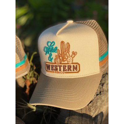 Rare Breed Womens Nebo Cactus Trucker Cap