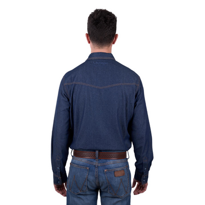 Wrangler Mens Jay Denim LS Shirt