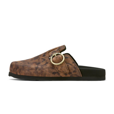 Ariat Womens Leopard Suede Country Mule