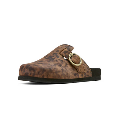 Ariat Womens Leopard Suede Country Mule