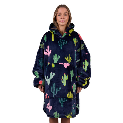Pure Western Adults Cactus Snuggle Hoodie