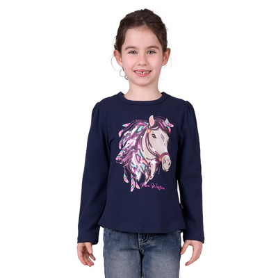 Pure Western Girls Kit Long Sleeve Tee