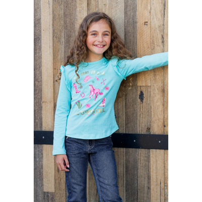 Pure Western Girls Kristy LS Tee