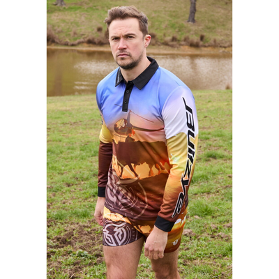 Bullzye Mens Outback LS Fishing Shirt