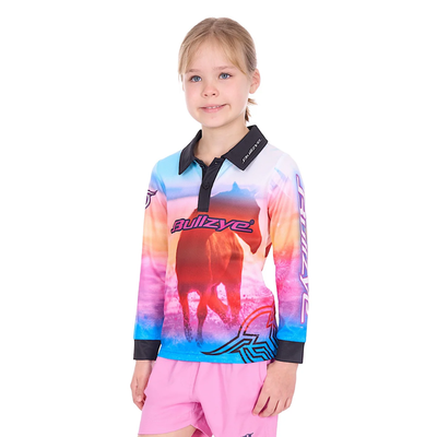 Bullzye Girls Gallop LS Fishing Shirt