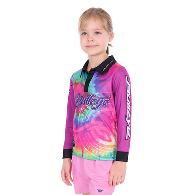 Bullzye Girls Narrative LS Fishing Shirt