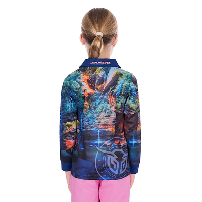 Bullzye Girls Waterfall LS Fishing Shirt