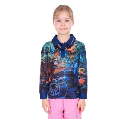 Bullzye Girls Waterfall LS Fishing Shirt