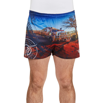 Bullzye Mens Road Train Sports Shorts