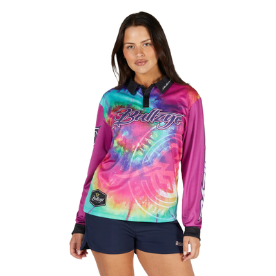 Bullzye Womens Narrative LS Fishing Shirt