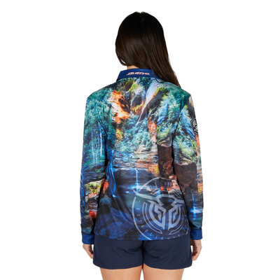 Bullzye Womens Waterfall LS Fishing Shirt