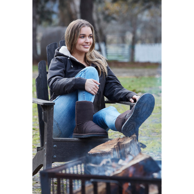 Burke and Wills Womens Woolly Oilskin Boots