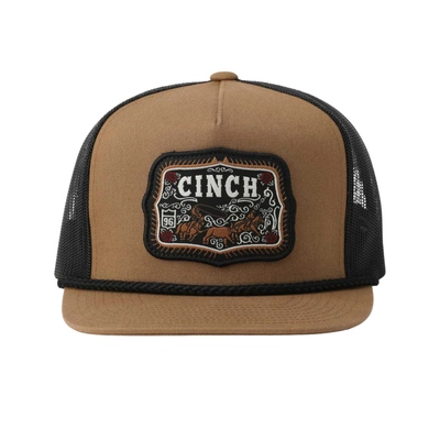 Cinch Adult Brown Black Mesh Back Cap