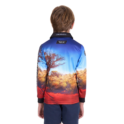 Bullzye Boys Road Train LS Fishing Shirt
