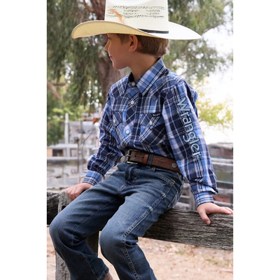 Wrangler Kids Bobbie Leather Belt