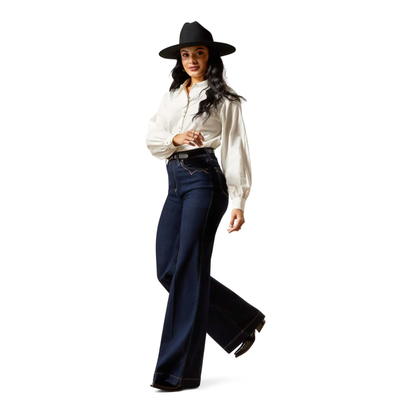 Ariat Womens Ultra High Rise Wide Leg Jeans
