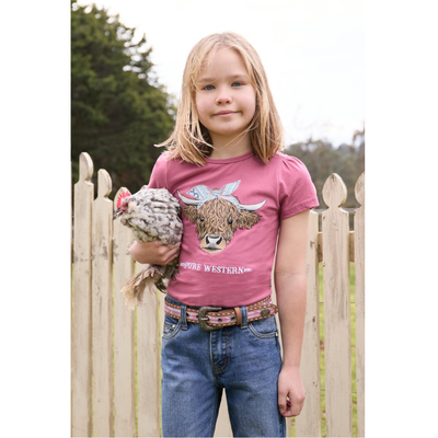 Pure Western Girls Estelle Short Sleeve Tee
