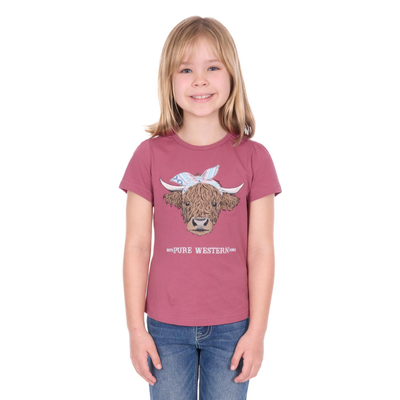 Pure Western Girls Estelle Short Sleeve Tee