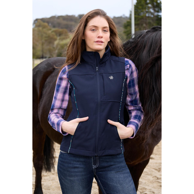Pure Western Womens Corine Softshell Vest