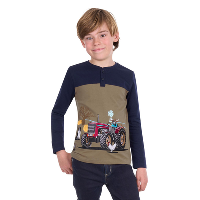 Thomas Cook Boys Karl Henley Long Sleeve Tee
