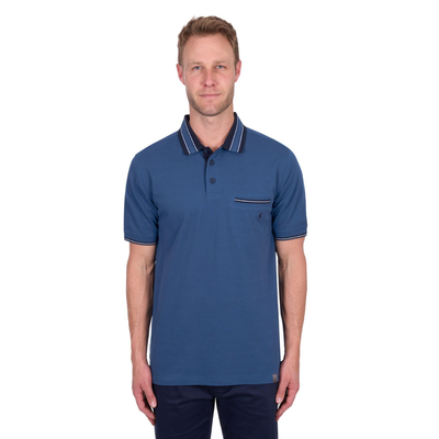 Thomas Cook Mens Ben Tailored 1 Pocket SS Polo