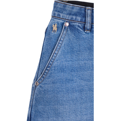 Thomas Cook Womens Nova Midi Stretch Denim Skirt