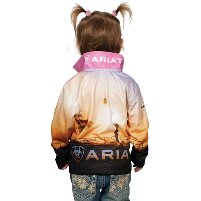Ariat Girls Outback Cowgirl LS Fishing Shirt