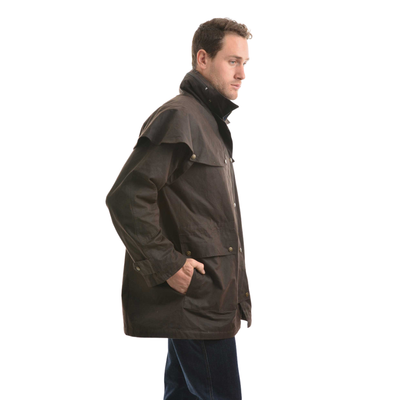 Thomas Cook Mens High Country Oilskin Short Coat