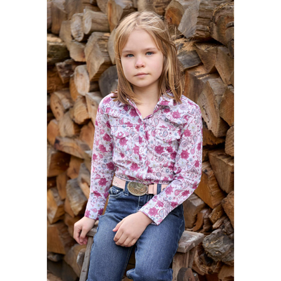 Pure Western Girls Marsha LS Shirt