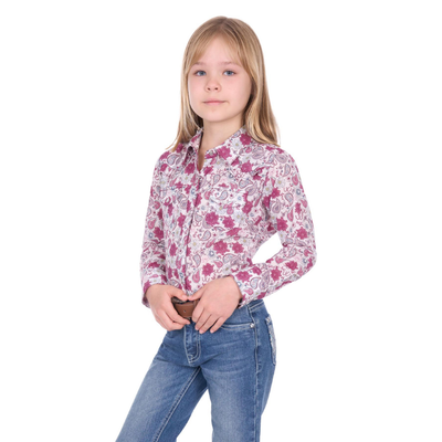 Pure Western Girls Marsha LS Shirt
