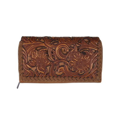 Wrangler Solana Tooled Leather Wallet