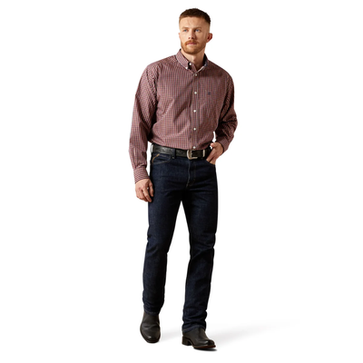 Ariat Mens Wrinkle Free Benson LS Shirt