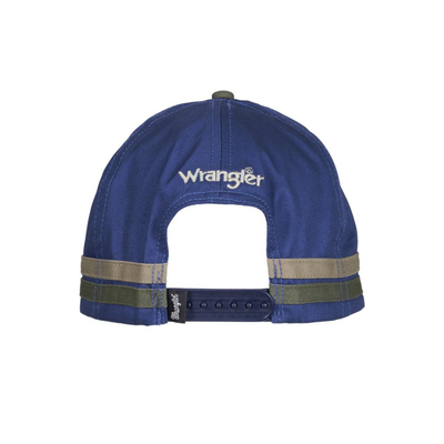 Wrangler Adult Fritz Cypress/Tan/Blue Full Back Cap