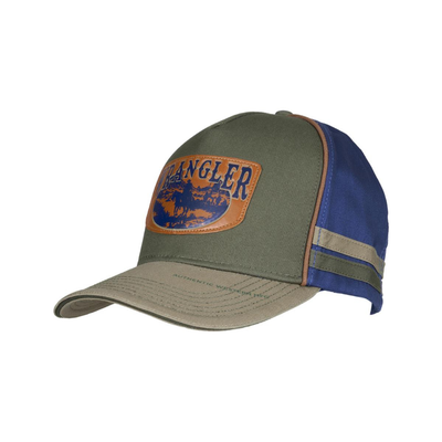 Wrangler Adult Fritz Cypress/Tan/Blue Full Back Cap