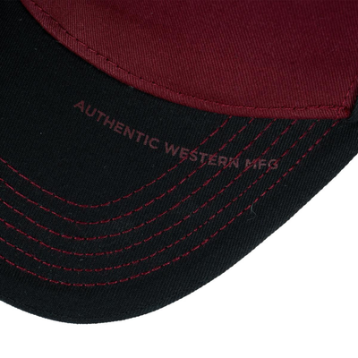 Wrangler Adult Odin Black/Cognac Trucker Cap
