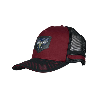 Wrangler Adult Odin Black/Cognac Trucker Cap