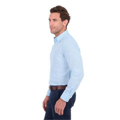Thomas Cook Mens Linen Blend LS Shirt