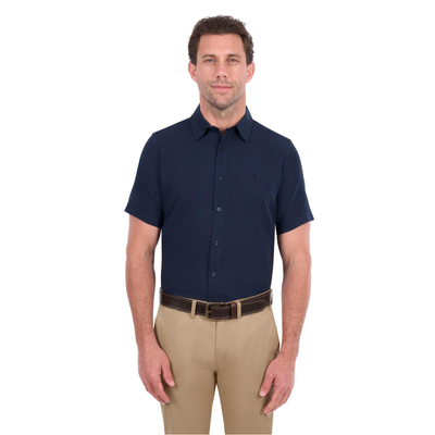 Thomas Cook Mens Linen Blend SS Shirt